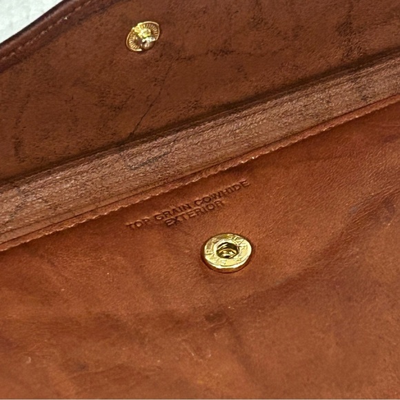 Julia Buxton Brown Genuine Cowhide Leather Wallet - Picture 6 of 7
